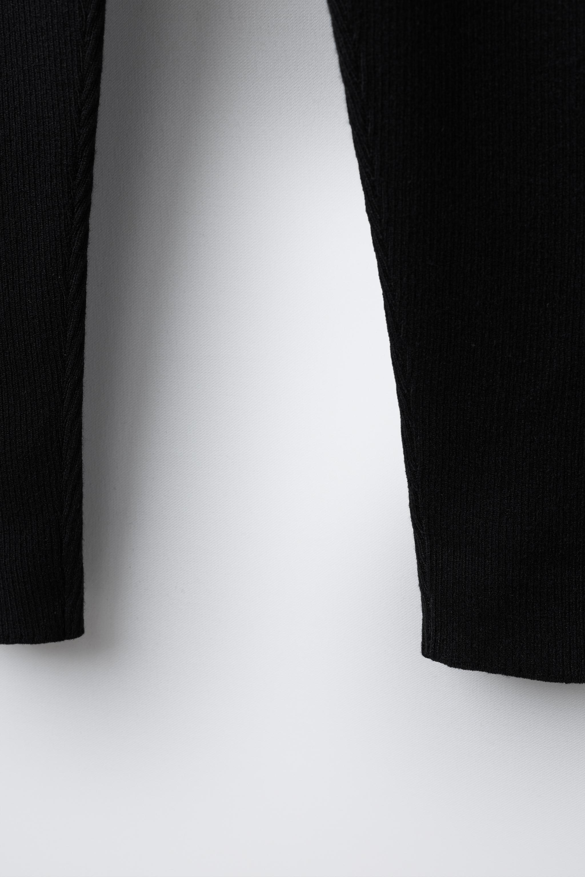 RIBBED KNIT LEGGINGS